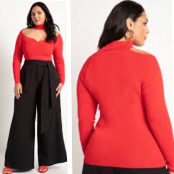 Eloquii Tops - ELOQUII Open Neckline Slinky Size 18/20